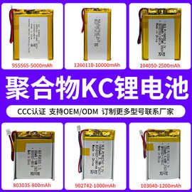 3.7v1000mAh聚合物锂电池102050车载空气净化器音箱 按摩仪器4.2V