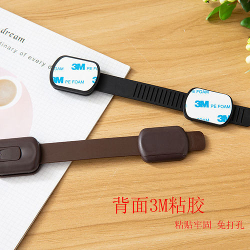 Cross-border children's safety lock refrigerator lock cabinet door child lock buckle anti-baby infant protection drawer lock anti-opening