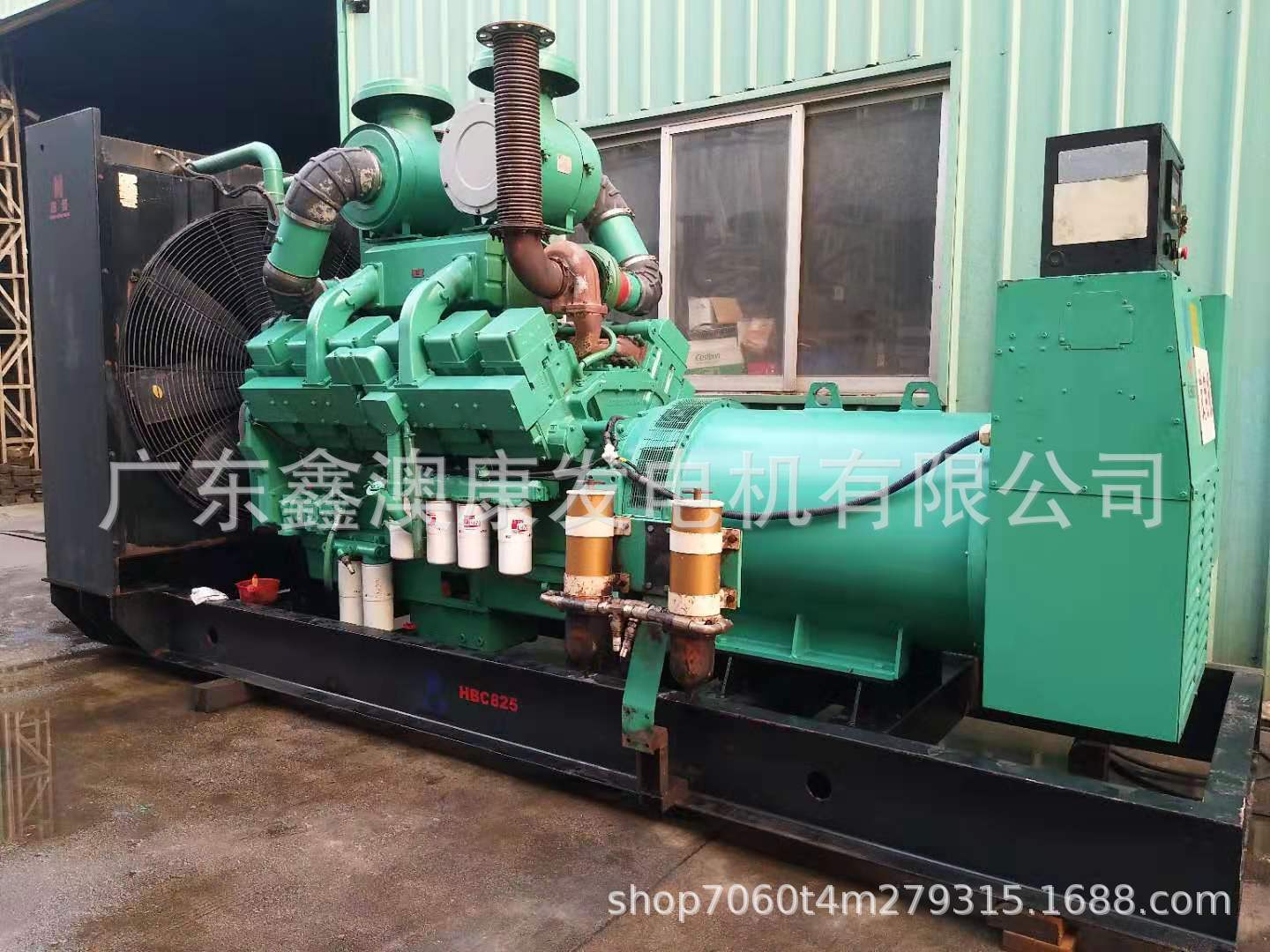 东莞大朗洋乌村1000kw二手柴油发电机组租赁出租市场价格