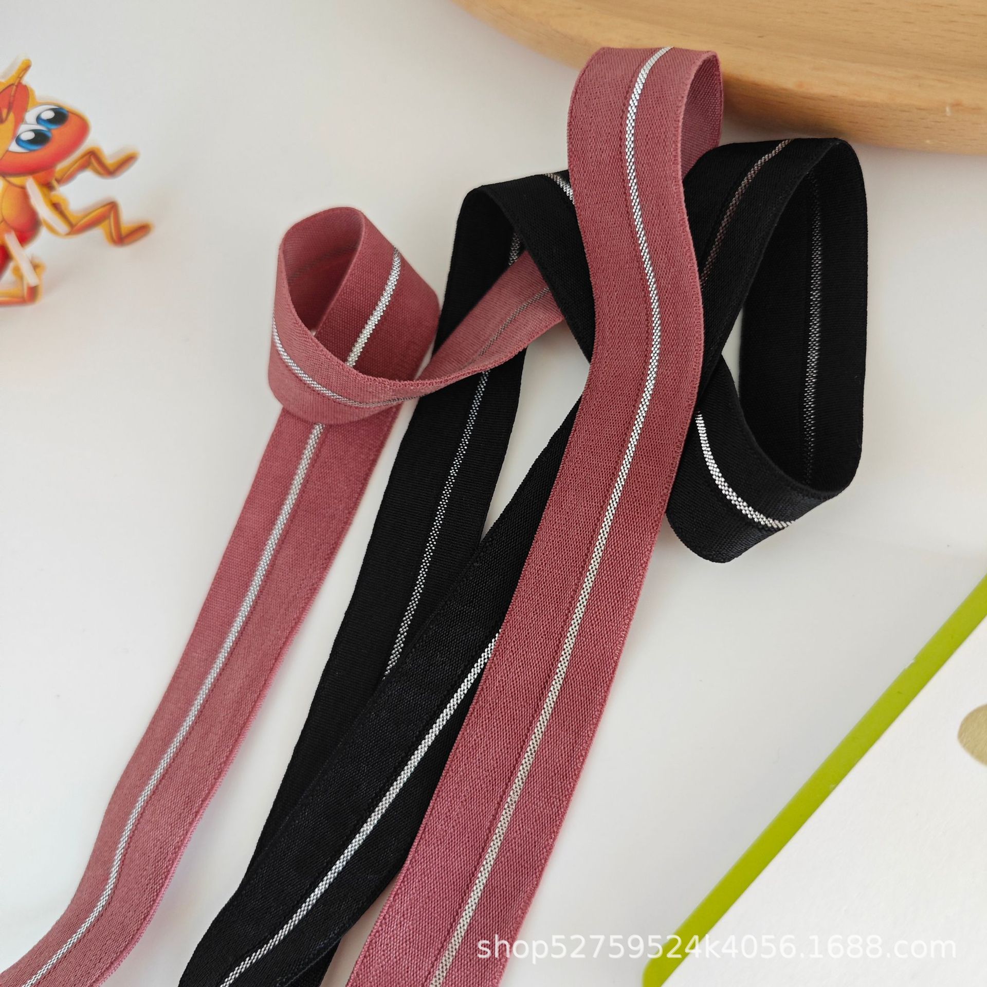 新款现货18mm银丝包边带松紧带内衣内裤包条