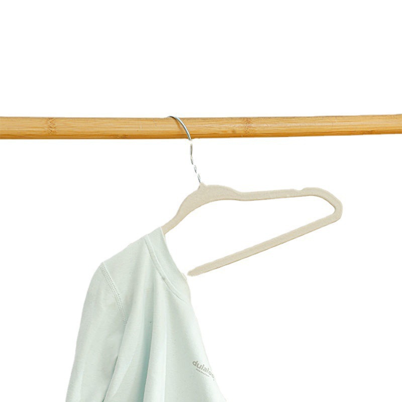 Flocked percha de ropa para niños percha de ropa antideslizante mayorista percha de ropa tienda de ropa percha