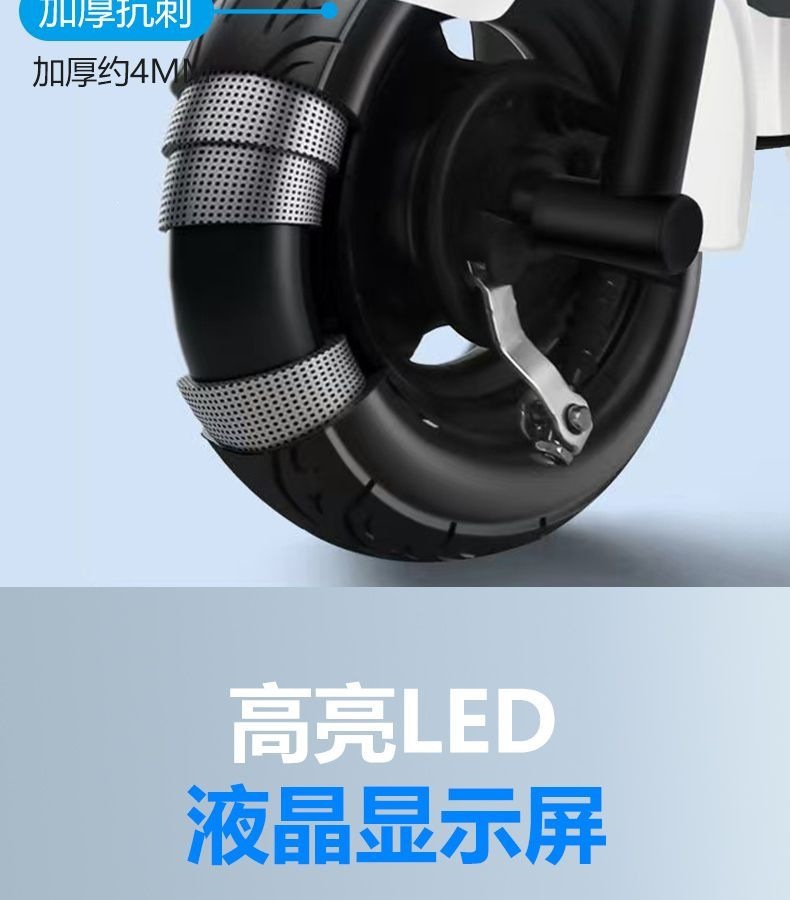 Electric Folding Scooter for Adults, Foldable Two-Wheeled Parent-Child Mini Electric Vehicle, Mini Electric Car for Commuting
