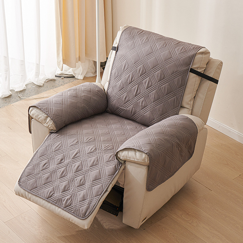 Silla eléctrica Four Seasons Cojín de sofá antideslizante universal Funda de sofá moderna simple Cojín de sala de estar Cojín de respaldo Funda de sofá de una pieza