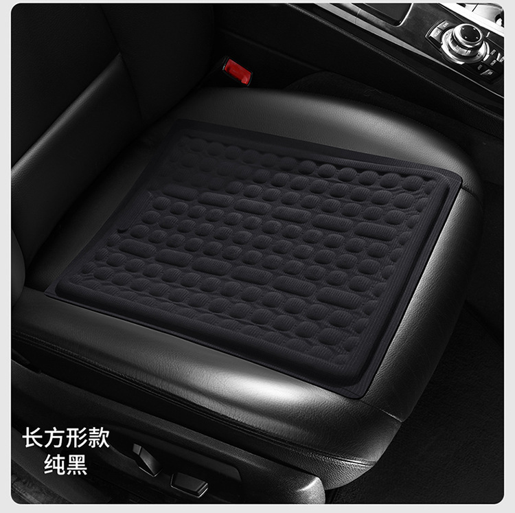 Breathable honeycomb silicone seat cushion for long-term sitting, egg-shaped car chair summer cushion, office gel cooling chair pad