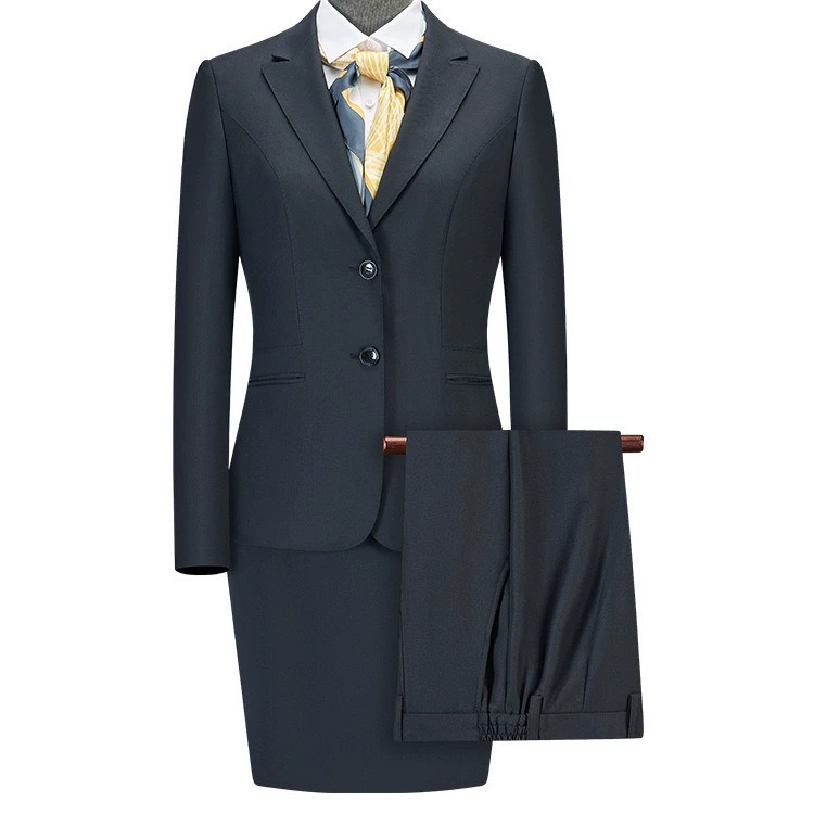 Classic black set, classic suit, vest, jacket, 4 piece set
