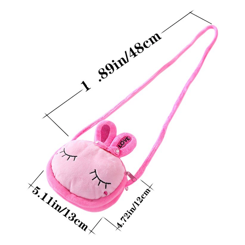 Симпатичная плюшевая Детская сумка через плечо, мультяшная Детская сумка через плечо, сумка принцессы, Южная Корея, Детский кошелек для монет для мальчиков и девочек