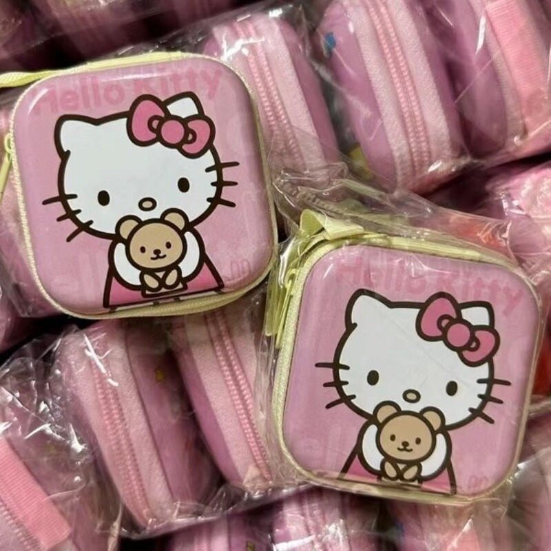 Creative Cartoon Cute Kt Cat Coin Purse Coin Bag Ins Sweet Cool Kt Cat Earphone Storage Bag Portable Clutch Bag Creative Cartoon Cute Kt Cat Coin Purse Coin Bag Ins Sweet Cool Kt Cat Earphone Storage Bag Portable Clutch Bag
