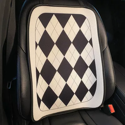 Seat cushion, seat cover Ventilated Silk Cotton Seat Cushion, Universal - diamond-cushion-backrest-single-piece-1-piece