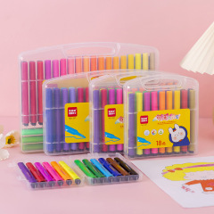 兒童可洗水彩筆幼兒園美術畫畫套裝學生繪畫筆塗鴉筆彩筆文具批發