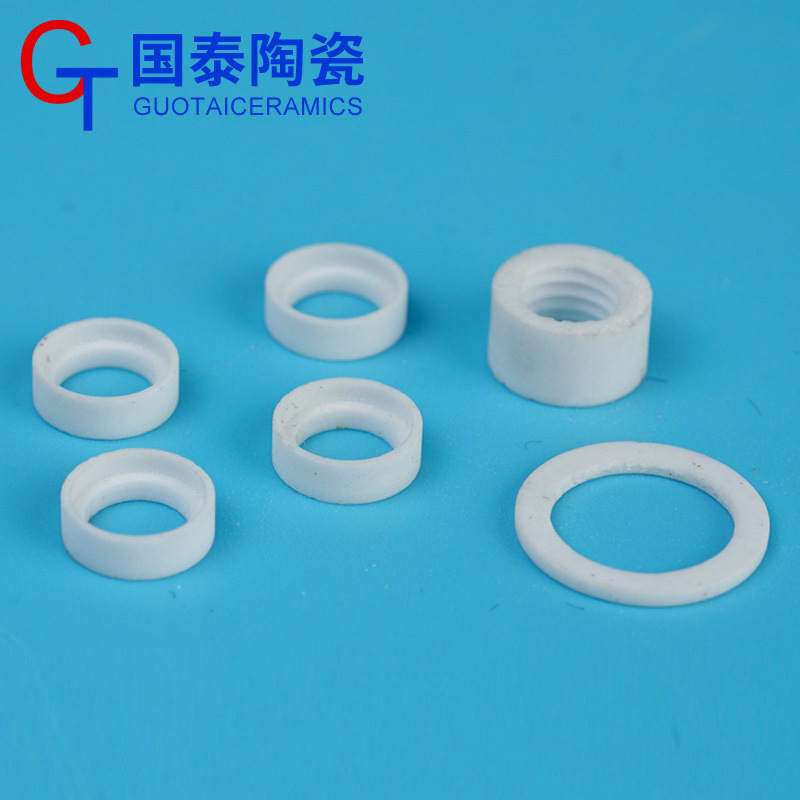 供应陶瓷环99氧化铝陶瓷密封圈电子陶瓷结构零件精密陶瓷基片垫片