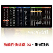 抖音快捷键鼠标垫 大桌垫 excel 游戏办公 厂家直销办公鼠标垫热