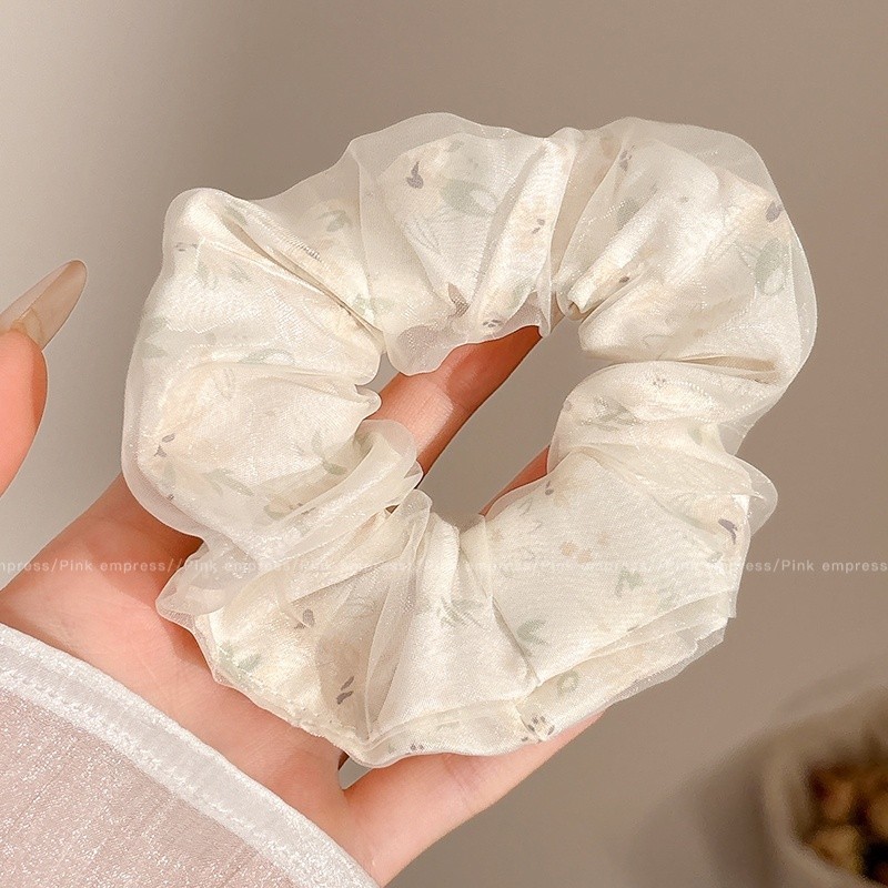 芭蕾风扎发大场发圈女甜清新甜美头绳发绳高级感头花皮筋发饰头饰|undefined