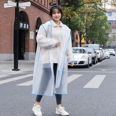 Adult Waterproof Raincoat with EVA Double Brim Zipper, Suitable for Electric Bikes, Bicycles, and Hiking, New and Fashionable Raincoat