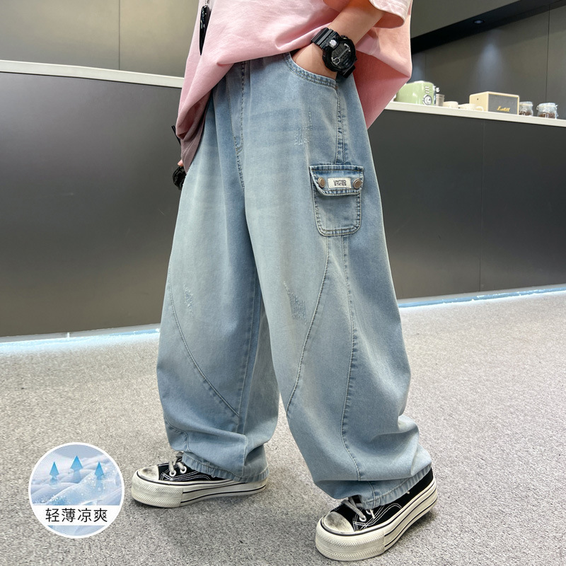 Summer thin children's jeans for boys