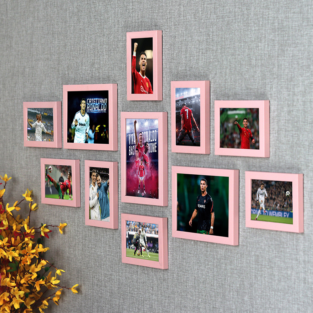 C Luo cartel UEFA fútbol Copa del Mundo estrella dormitorio mural de la pared dormitorio pintura decorativa montado en la pared marco de fotos Foto de la pared