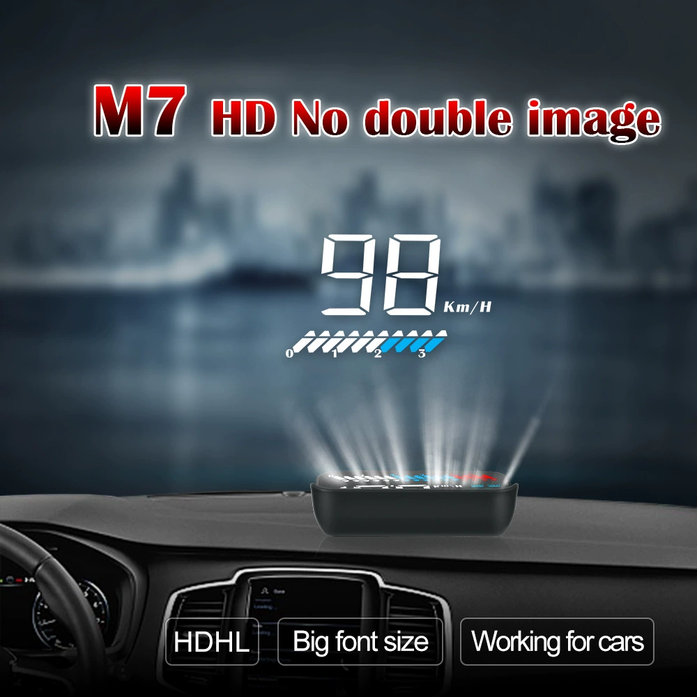 Car hud head-up display car OBD universal speed meter high-definition head-up display cross-border hot sale