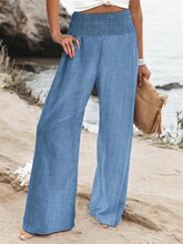 R 22526 Retro High Waist Wide Leg Pants �͹Ÿ������ѝ