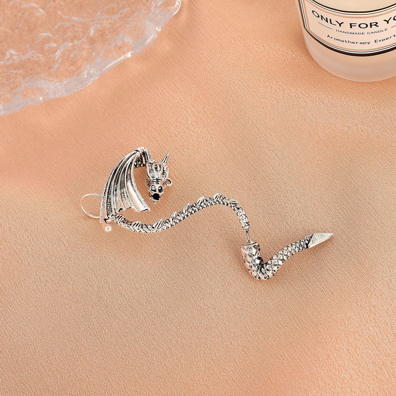 Women'S Gender Punk Flying Dragon Ear Clip Fashion Creative Dragon Alloy Earring