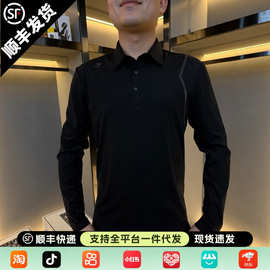 2026秋季新款长袖翻领Polo衫商务休闲百搭显瘦时尚修身