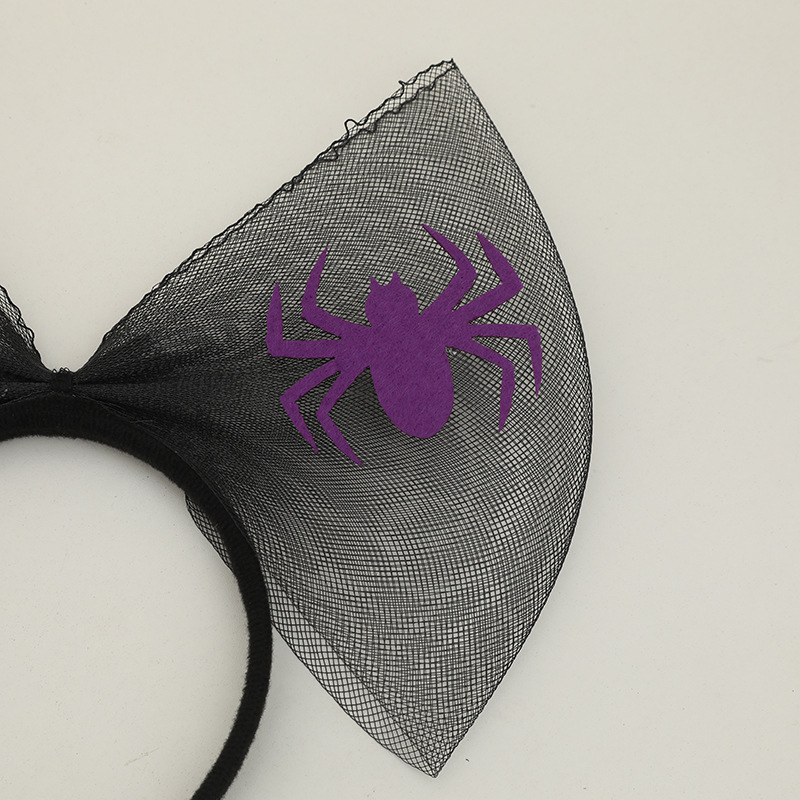 Halloween mesh bow