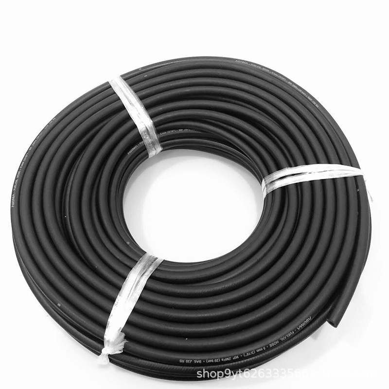 Factory Direct cross-border automobile fuel pipe glossy cotton pipe clamp braided pipe oil pipe oil return pipe rubber hose