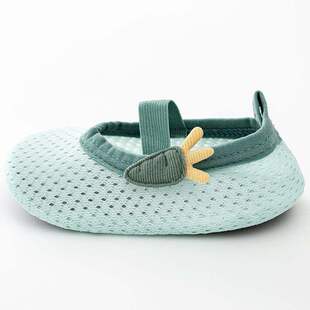 Baby Shoes and Socks Summer Thin Kidsren's Mesh Breathable Floor Shoes Baby Toddler Non-Slip Socks Early Education Shoes and Socks
