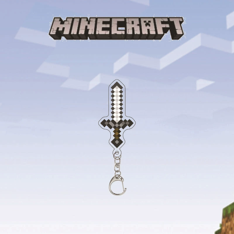 Акриловый брелок Minecraft (Minecraft) undead Totem & Enchanted Golden Apple Pendant, подарок