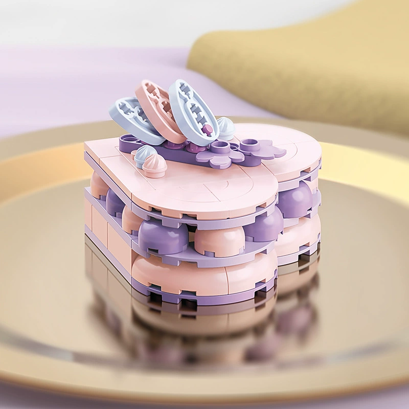 Jiaqi JK5618-30 Sweet Story: украшения для полуденного чайного торта, конструктор из деталей для детской сборки, игрушка-подарок для девочек