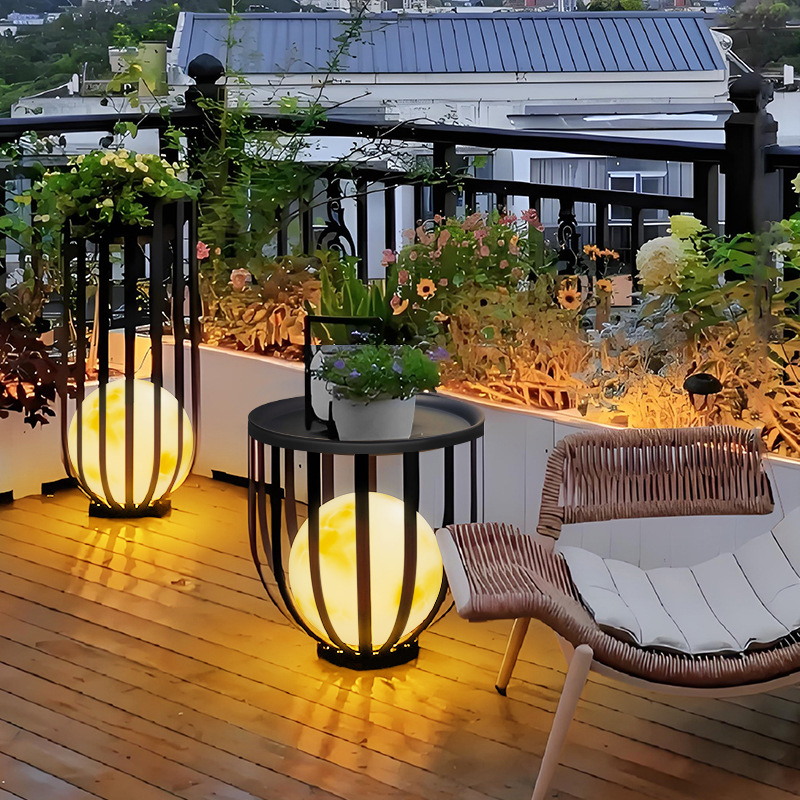 Solar Outdoor Waterproof Lawn Lamp House Garden Lamp Courtyard Landscaping Layout Balcony Flower Stand Coffee Table Atmosphere Lamp