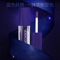 LESSXCOCO Blue Queen Color-Change Lip Lacquer Moisturizing and Hydrating Transfer-Resistant Waterproof and Long-Lasting Lip Makeup