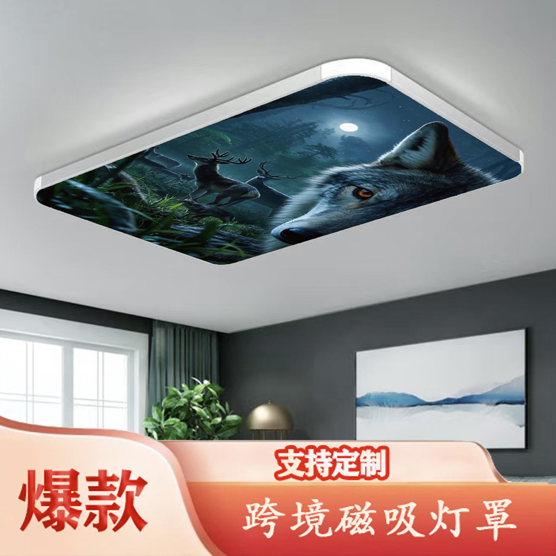 Cross-Border Amazon Best-Selling Animal-Themed Anti-Glare Eye-Protection Ceiling Magnetic Lampshade Cross-Border Amazon Best-Selling Animal-Themed Anti-Glare Eye-Protection Ceiling Magnetic Lampshade
