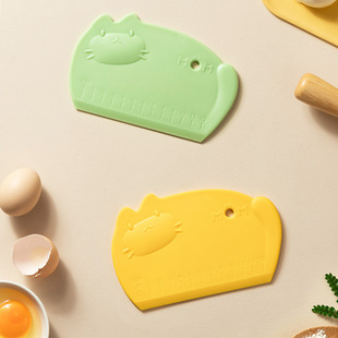 Baking noodle cutter with scale sausage powder anti-stick scraper cake pancake food grade scraper panel cutting scraper knife