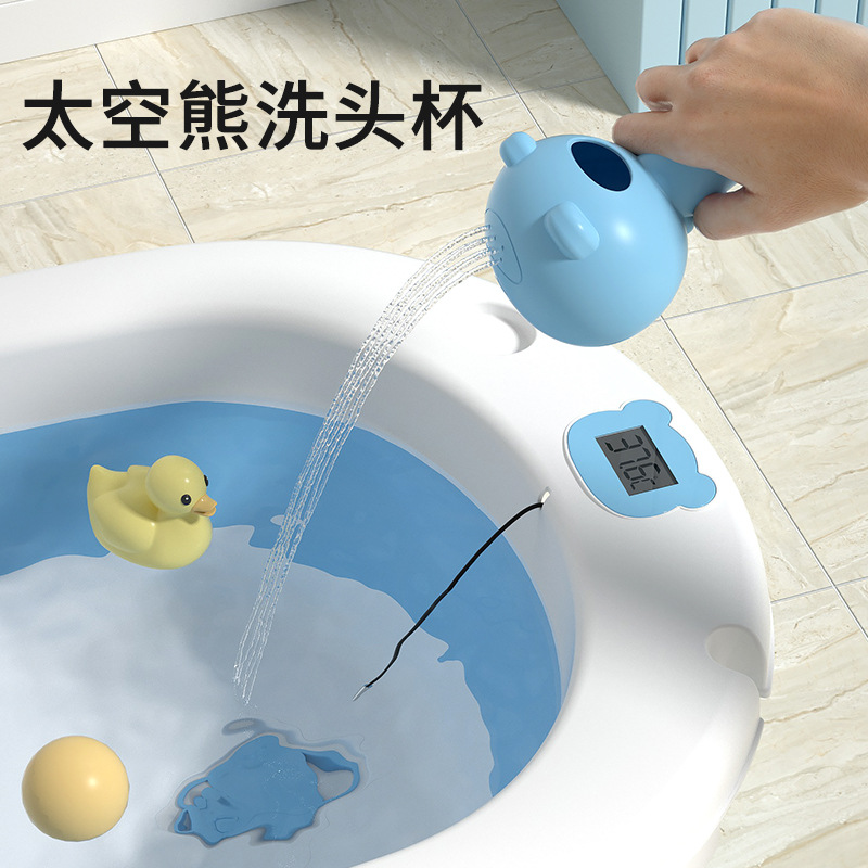 Baby bathtub large bathtub sitting and lying child household baby foldable toddler newborn children's supplies