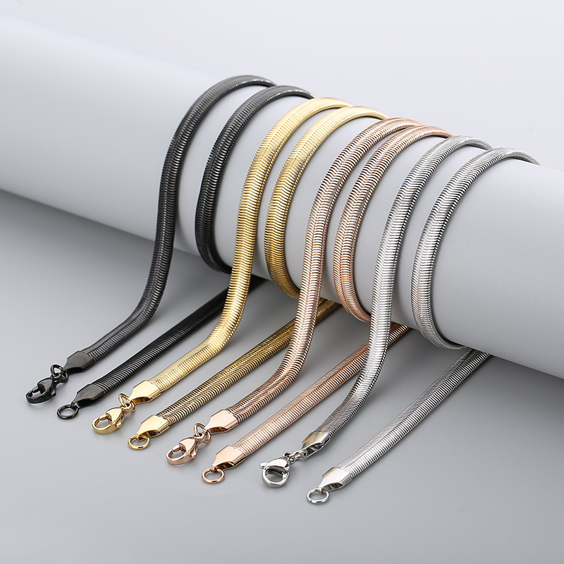 Necklace Classification 304 Stainless Steel Chain Material Wedding, Travel Occasion 304 Stainless Steel Material Titanium Steel 18K Gold Plated Fashion Geometric Necklace
