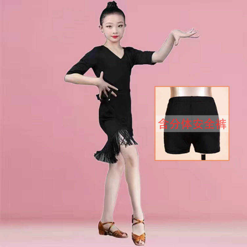 Niños trajes de baile latino vestido de baile de niñas vestidos de baile de baile de niños vestidos de baile latino de verano nueva fábrica