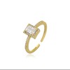 South Korean goods, zirconium, brand small design sophisticated ring, light luxury style