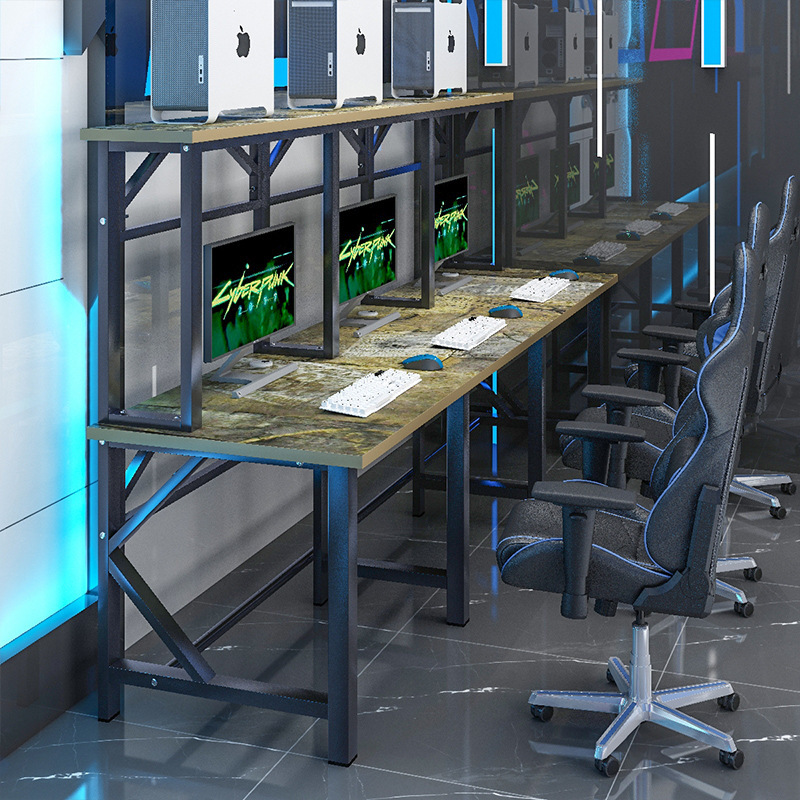 E-sports Hotel sub-Internet bar water-cooled double-layer e-sports hall desktop sub-home decoration building materials study furniture computer desk