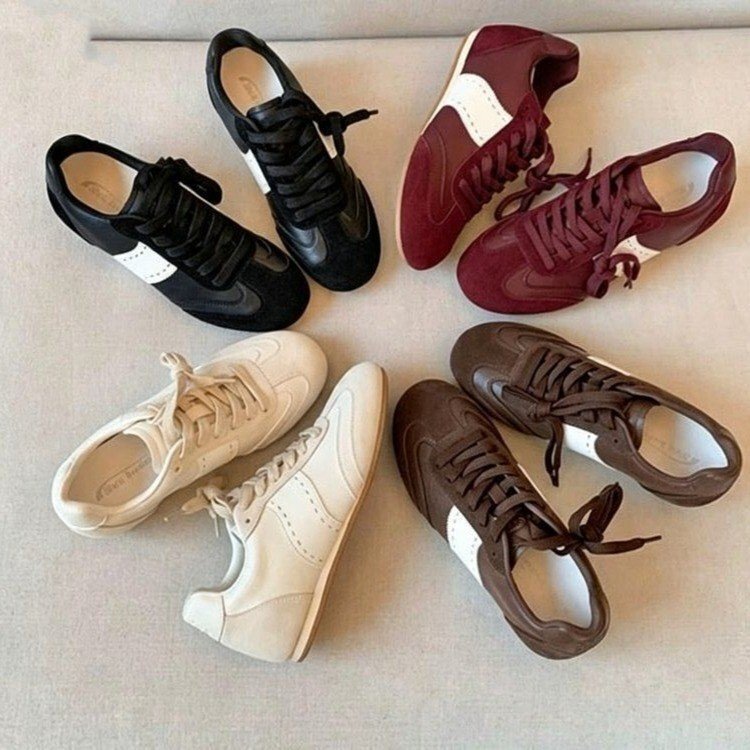 【Leather Version】Billard Training Shoes~5cm Thick Sole with Internal Height Increase, Thin Sole Sports Casual Racing Shoes for Women, Forrest Gump Shoes 【Leather Version】Billard Training Shoes~5cm Thick Sole with Internal Height Increase, Thin Sole Sports Casual Racing Shoes for Women, Forrest Gump Shoes