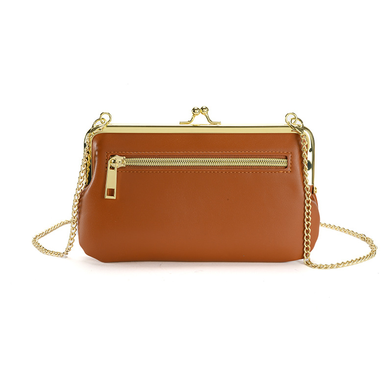 2024 nueva bolsa de hombro de una sola mujer bolso de cadena bolso multifuncional tarjeta de bolso de teléfono móvil bolso de marco de clip de billetes