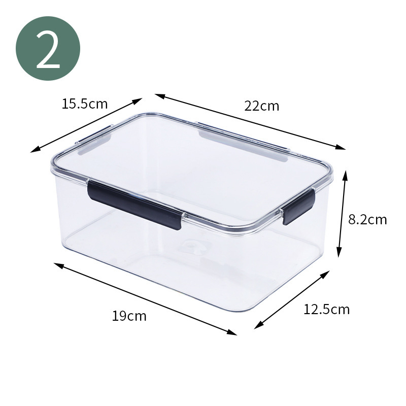 食品鮮度保持ボックスpet高透明冷蔵庫収納ボックス大容量キムチシール収納ボックス青果物収納ボックス|undefined