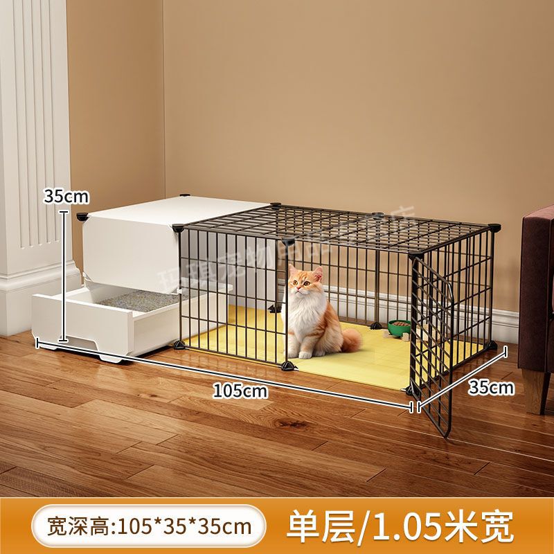 【2174人集め】トイレ付き猫ケージ、家庭用屋内猫ケージ用の設備一式セット|undefined