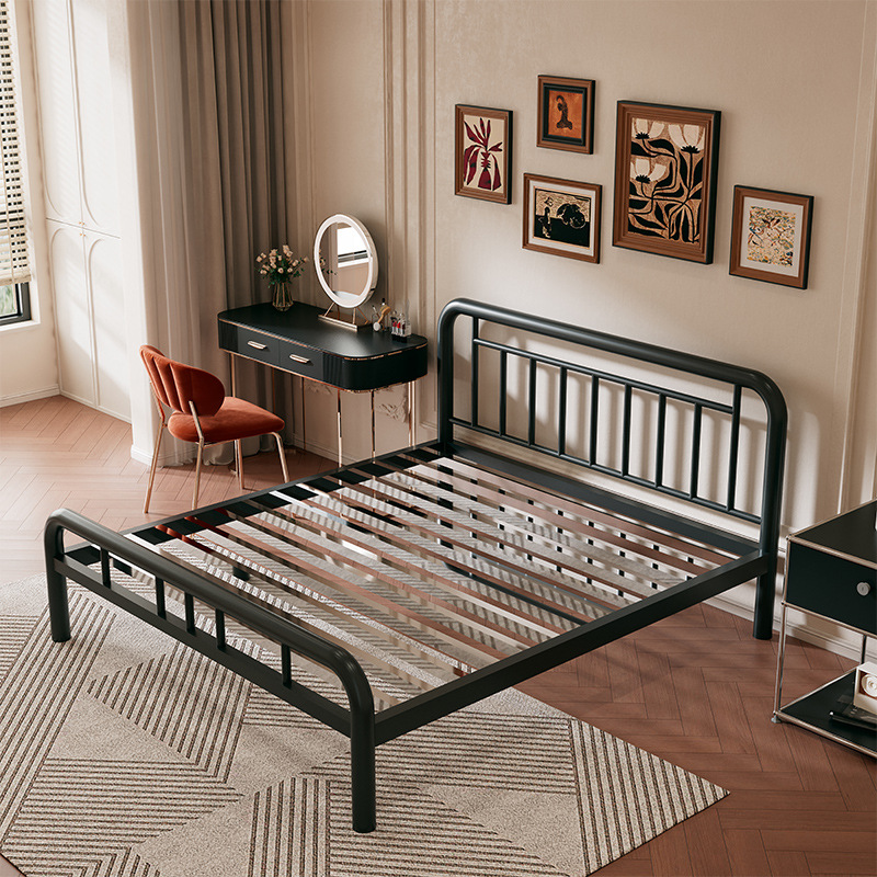 304 stainless steel bed frame black + 13 beams