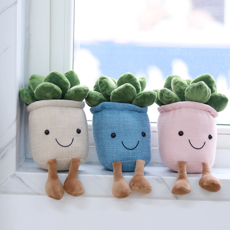 88g Weight Stuffed Animals & Plush Toys Toys Type 1 Piece Quantity PP cotton Material Potted Plant Pattern Children Unisex Gender Cute Style Children Unisex Potted Plant PP Cotton Stuffed Animals & Plush Toys 8