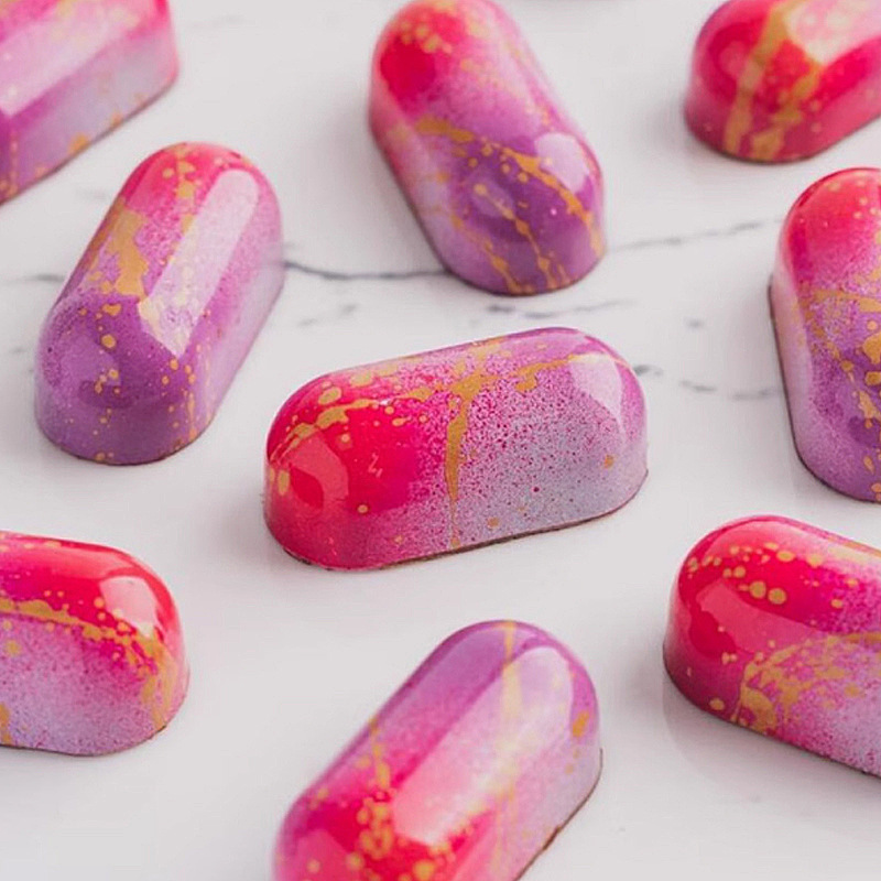 Molde de chocolate DIY herramientas de horneado molde de chocolate molde de dulces de plástico duro molde de horneado