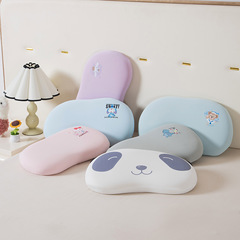 睡眠用子供用メモリーピロー、低反発頸椎サポート学生用健康枕、メモリーフォーム猫腹枕、抱き枕、昼寝枕