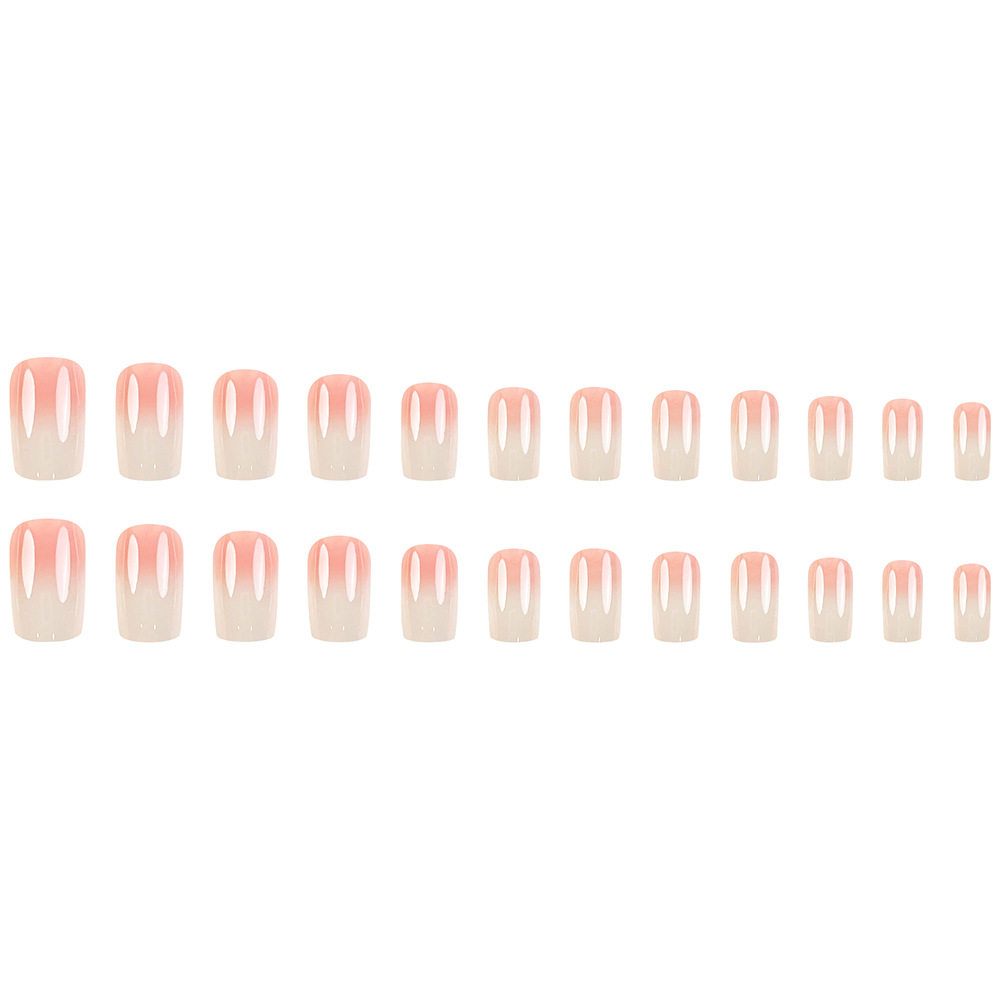 24 piezas de parche de uñas terminadas, venta en caliente transfronteriza, color blanco, color blanco, desgaste de uñas simple, elegante y suave. image 6