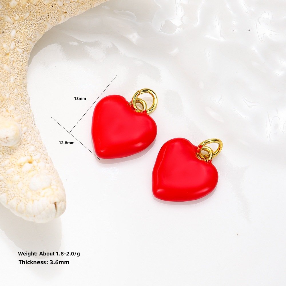 Bijoux En Gros Rétro Style Simple Star Forme De Cœur Noeud D'Arc Le Cuivre Pendentif Chaîne De Câble display picture 4