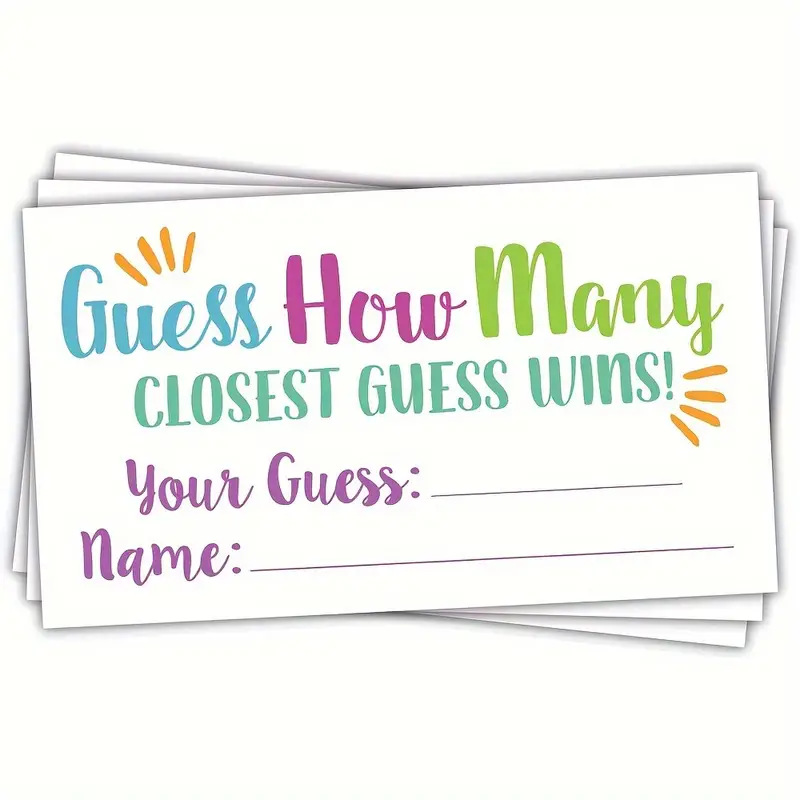 50件，猜猜有多少卡片，猜猜罐子里有多少，猜猜糖果