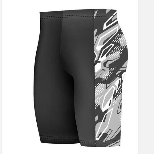 Mixed batch of five-point knee-high swimming trunks for men, tethered, elastic, fashionable, fitness and sports swimming trunks, student swimming pool, cross-border