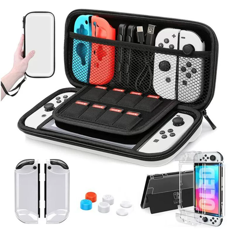 Коробка для хранения консоли Nintendo Switch, сумка для Switch OLED, набор чехлов для Switch